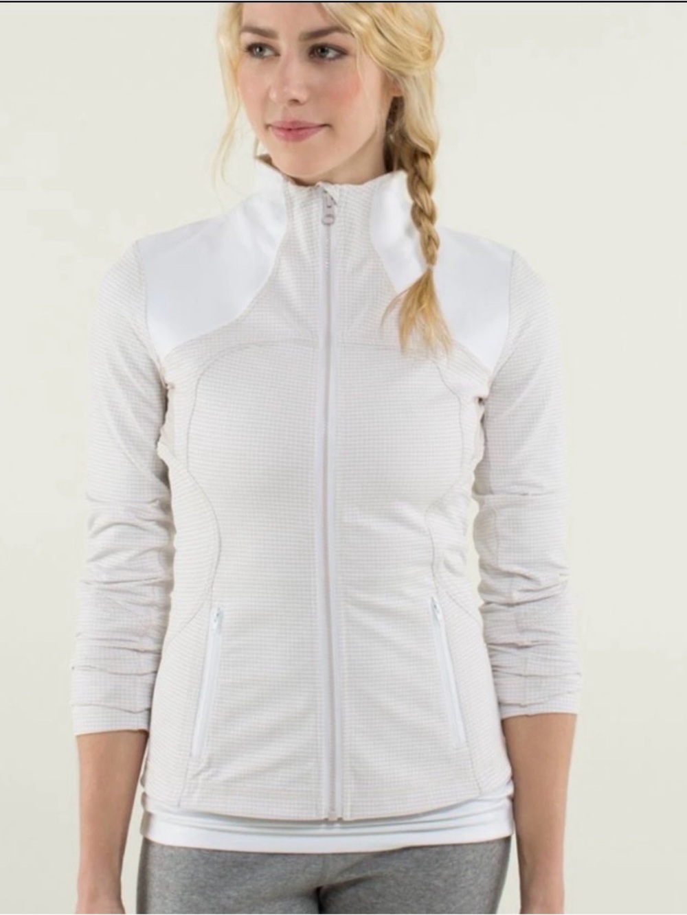 Lululemon Forme White Jacket SZ 2